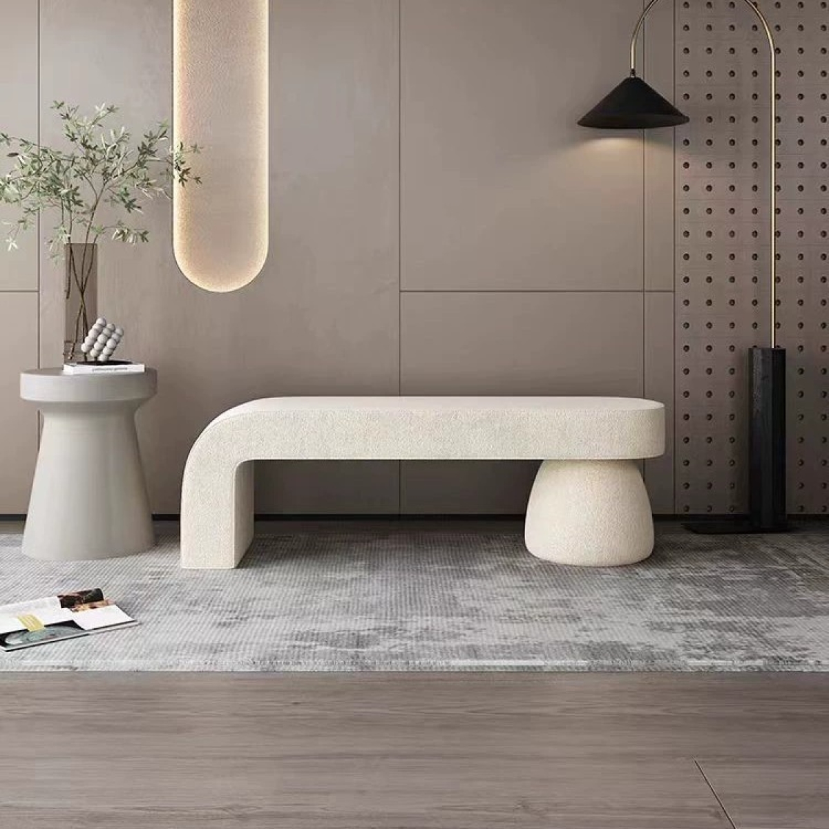 Bancheta Cloud 100x40x45 cm - imagine 3