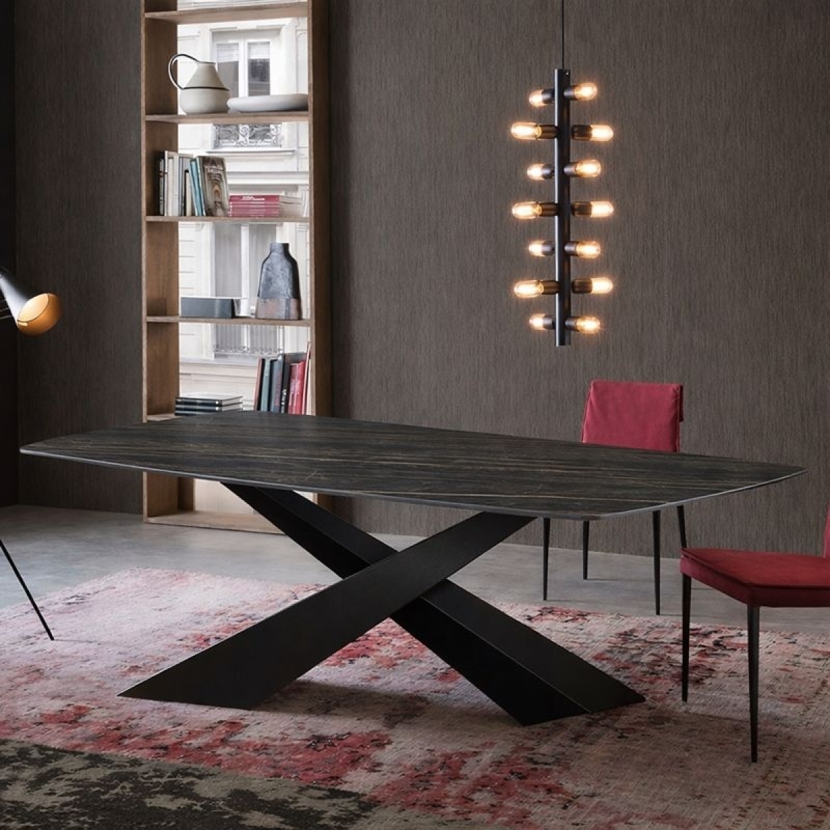 Masa dining Stone 160x80x75cm - imagine 6