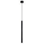 Corp de iluminat suspendat, stil minimalist, finisaj negru 30 cm - imagine 3