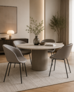 Scaun dining Aura Grey - imagine 3