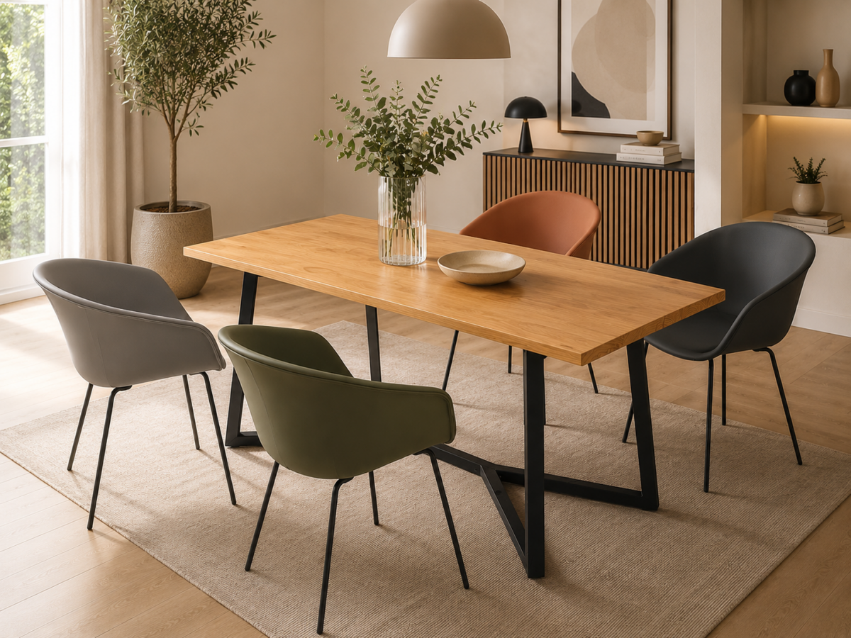 Scaun dining Aura Grey - imagine 4