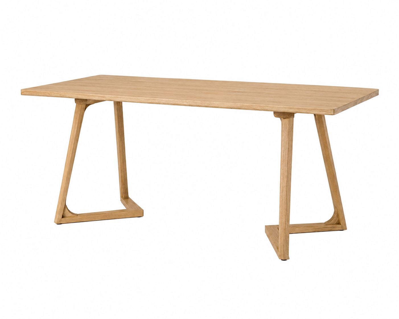 AU104-160-OAK00001 Masa dining dreptunghiulara Terra Oak 160x80x75 cm - imagine 1