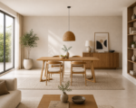 Masa dining dreptunghiulara Terra Oak 160x80x75 cm - imagine 3