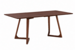 Masa dining dreptunghiulara TERRA Walnut 160x80x75 cm