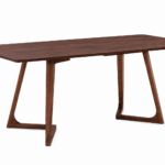 Masa dining dreptunghiulara TERRA Walnut 160x80x75 cm