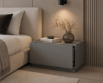 Noptiera lemn Blocka modulara 40x40x23.5 cm Grey - imagine 3