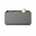 Noptiera lemn Blocka modulara 40x40x23.5 cm Grey