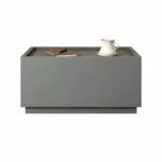 Noptiera lemn Blocka modulara 40x40x23.5 cm Grey