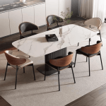 Scaun dining Luna Wood Beige - imagine 4