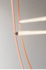 Corp de iluminat suspendat modern din piele 120 cm - imagine 6