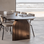 Masa de dining din lemn de pin Aura 160x60x75 cm - imagine 5