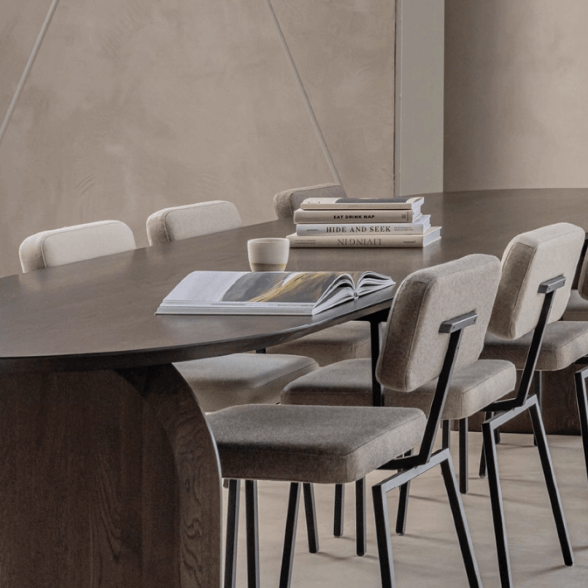 Masa de dining din lemn de pin Aura 120x60x75 cm - imagine 4