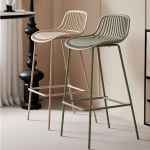 Scaun bar metalic Cyprus Grey - imagine 2