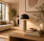 Lampa de masa din ceramica Zebra - imagine 2