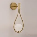 Aplica perete Tears Gold 17X17X40cm - imagine 4
