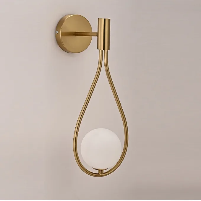 Aplica perete Tears Gold 17X17X40cm - imagine 4