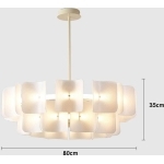 Lustra Japandi 80x80x35 cm - imagine 7