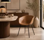 Scaun dining Aura Brown - imagine 2
