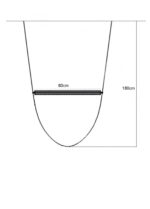 Corp de iluminat suspendat modern din piele 180 cm - imagine 8