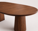 Masa de dining ovala PINE WOOD 180x80x75 cm - imagine 2