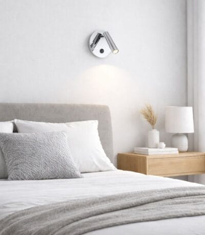 Aplica argintie din metal cu LED - imagine 2 - Homuse