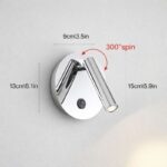 Aplica argintie din metal cu LED - imagine 3 - Homuse