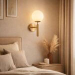 Aplica de perete cu glob de sticla mat - imagine 3 - Homuse