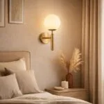 Aplica de perete cu glob de sticla mat - imagine 3 - Homuse