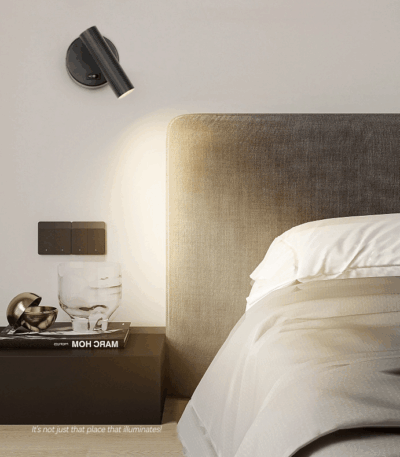 Aplica LED din metal Black cu spot directionabil - imagine 3 - Homuse