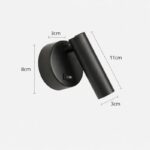 Aplica LED din metal Black cu spot directionabil - imagine 4 - Homuse