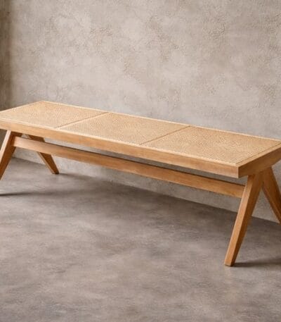 Bancheta Premium Ratan  128x45x45cm - imagine 3 - Homuse