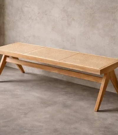 Bancheta Premium Ratan  128x45x45cm - imagine 3 - Homuse