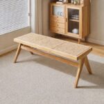 Bancheta Premium Ratan  128x45x45cm - imagine 4 - Homuse
