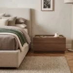 Noptiera lemn Blocka modulara 40x40x23.5 cm Walnut - imagine 2