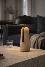 Lampa de masa Japanese travertin - imagine 4 - Homuse