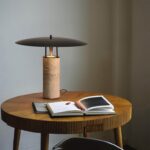 Lampă de masă modernă din travertin cu abajur metalic 42 x 33 cm - imagine 6 - Homuse