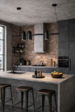Lampă suspendată liniară cu trei surse – design contemporan negru 120cm - imagine 4 - Homuse