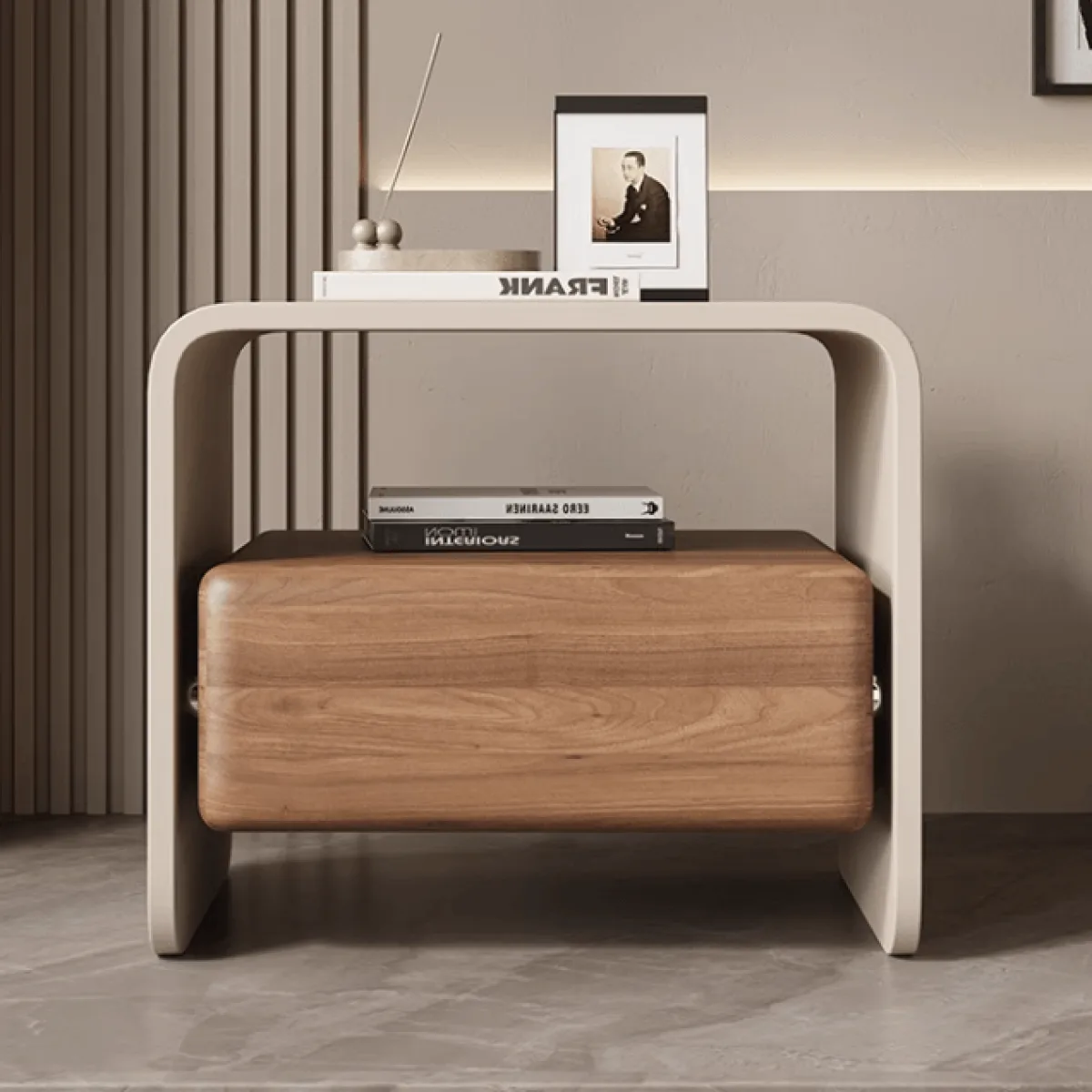 Noptieră cu sertar DUO MDF - imagine 4 - Homuse