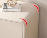 Noptiera din MDF si piele Elsa Cream - imagine 5 - Homuse
