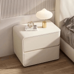 Noptiera din MDF si piele Elsa Cream - imagine 7 - Homuse