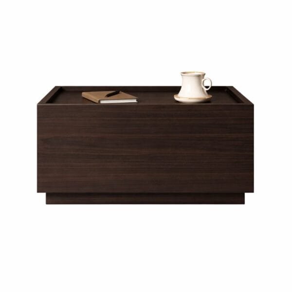 Noptiera lemn Blocka modulara 40x40x23.5 cm Black - Homuse