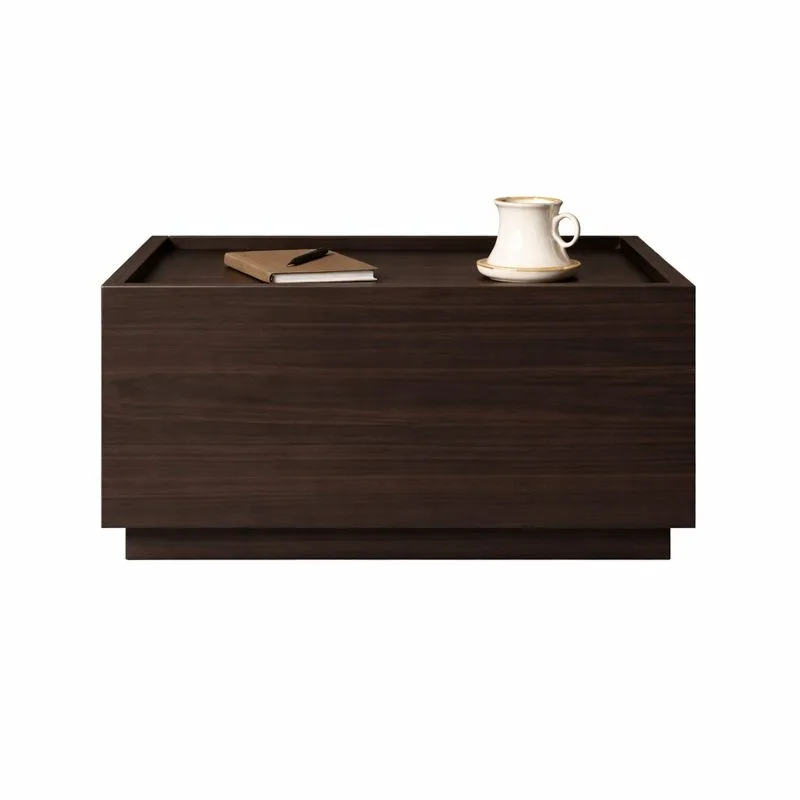 Noptiera lemn Blocka modulara 40x40x23.5 cm Black - Homuse Noptiera lemn Blocka modulara 40x40x23.5 cm Black - Homuse