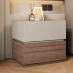 Noptiera lemn Blocka modulara 40x40x23.5 cm Grey - imagine 4 - Homuse