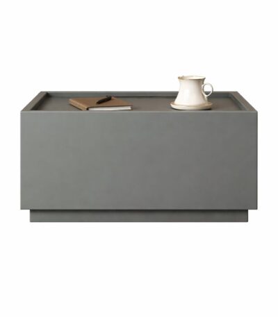 Noptiera lemn Blocka modulara 40x40x23.5 cm Khaki - Homuse