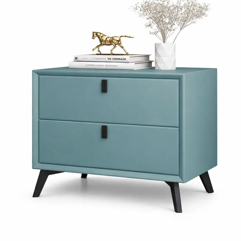 Noptieră premium din MDF Paris Green - imagine 2 - Homuse