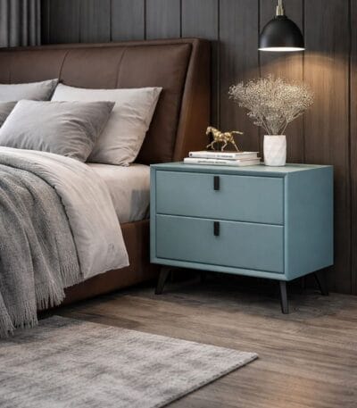 Noptieră premium din MDF Paris Green - imagine 3 - Homuse