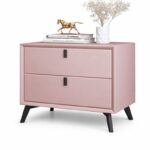 Noptieră premium din MDF Paris Pink - imagine 2 - Homuse