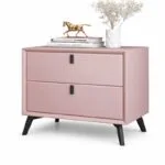 Noptieră premium din MDF Paris Pink - imagine 2 - Homuse