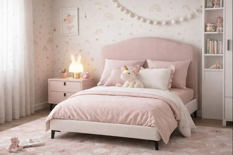 Noptieră premium din MDF Paris Pink - imagine 3 - Homuse