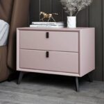 Noptieră premium din MDF Paris Pink - imagine 4 - Homuse